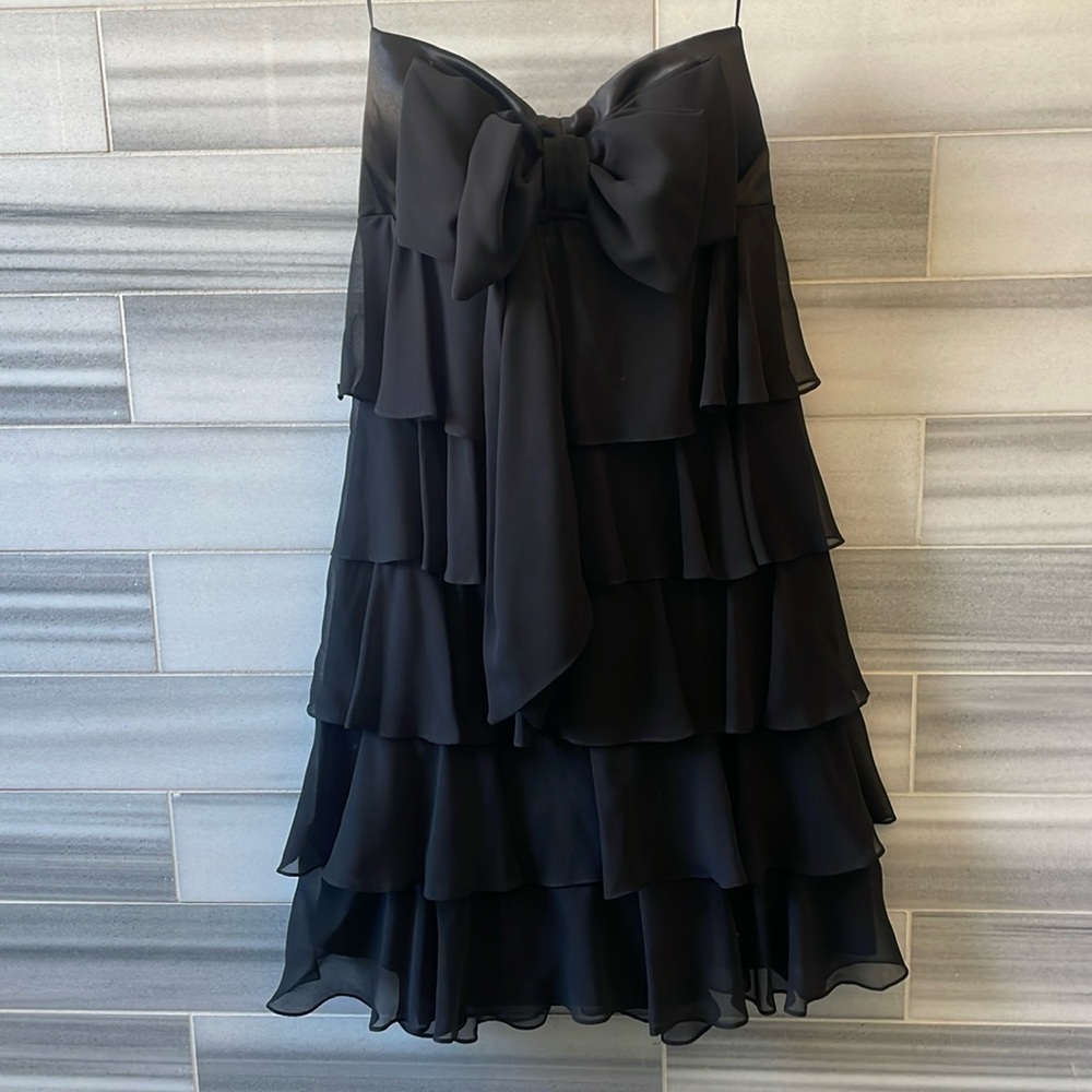 Little Black Strapless Dress